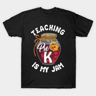 Teaching Pre K is My Jam Pre K Teacher T-Shirt